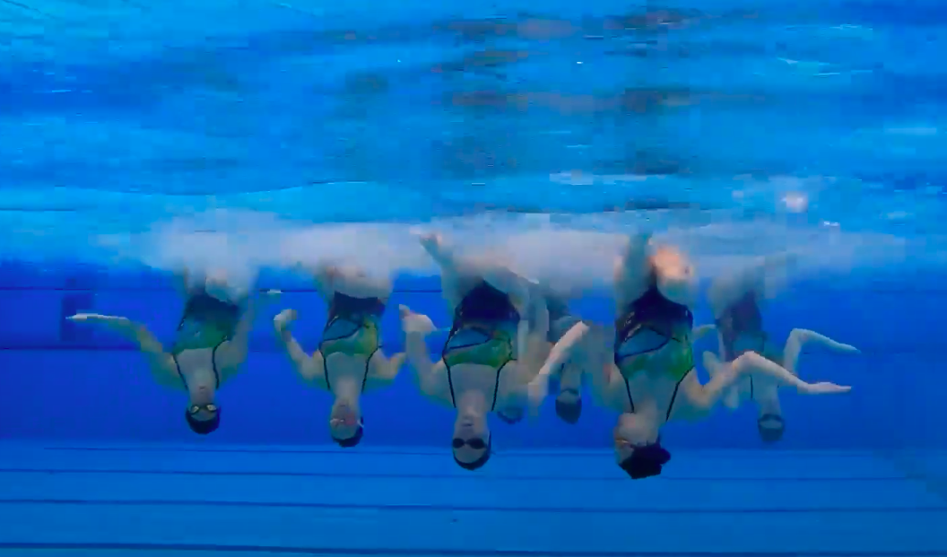 Entrevistas al equipo español de Natación Sincronizada